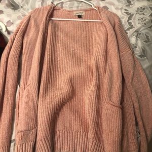 Pink cardigan